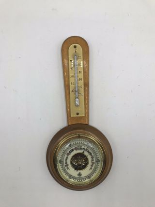 Vintage Coast Wood Antique Thermostat Made In Western Germany