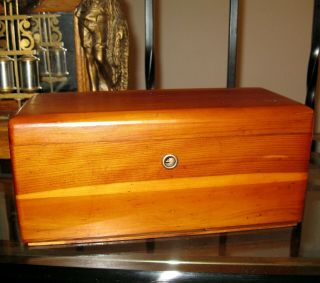 Vintage Lane Cedar Chest Salesman Sample Trinket Box Mpls,  House Furnishings Co.