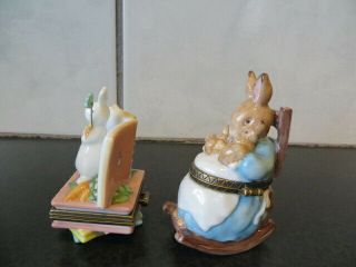 3 Boxes The Tale of Tom Kitten - Pat The Bunny - Mom & Babies Trinket Boxes 2