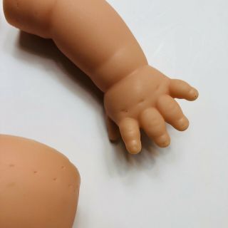 Vintage Rubber Vinyl Rubber Doll Baby Arms 3” & Legs 4” Set Parts For 12” Dolls 3