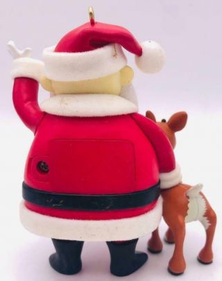 2004 Rudolph And Santa Hallmark Ornament Rudolph The Red Nosed Reindeer 2