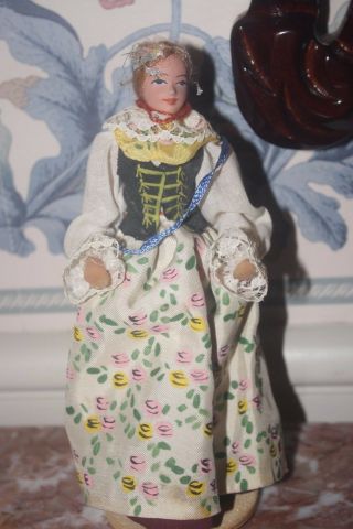Vintage Polish Spoldzielnia Pracy Doll Handmade In Poland 7 "