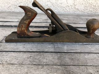 Fulton 5 Antique Vintage Hand Wood Planer Tool 4