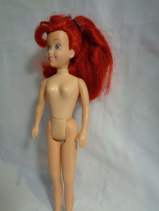 Vintage 1990 ' s Disney The Little Mermaid Princess Ariel Doll 9 1/2 