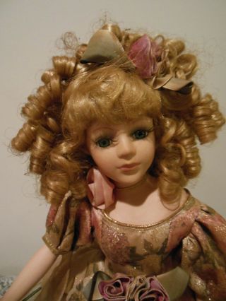 Vintage Collectors Choice 17 Inch Porcelain Doll Limited Edition