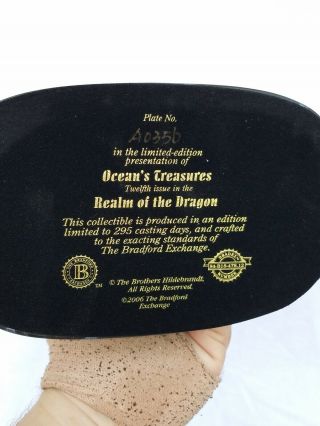 Oceans Treasures Realm Of The Dragon Bradford Exchange Statue 3