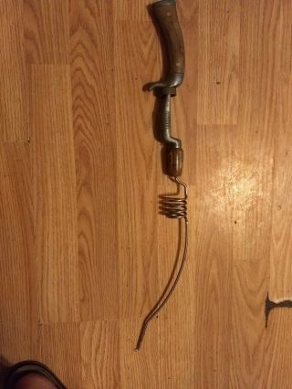Vintage Ice Fishing Rod