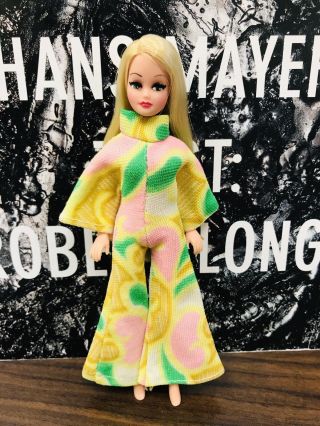 Dawn Pippa Vintage Clone Doll Fashion Colorful Jumpsuit