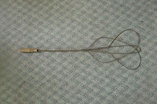 Vintage Antique Wire Carpet Rug Beater With Wood Handle 31.  5 " Long