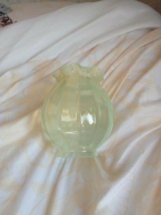 Vintage Vaseline Lamp Shade