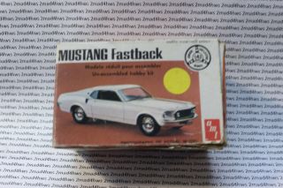 Vintage 1969 Ford Mustang Fastback 1/43 Scale Amt Model Kit Car See Note