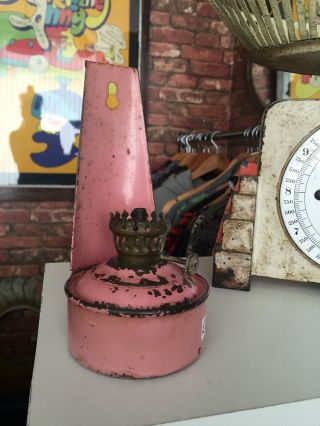Old Vintage Small Kelly/pixie Nursery Oil Paraffin Lamp Base