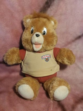 Vintage Teddy Ruxpin Plush Bear Soft Stuffed Toy 1988 - Not Talking Version
