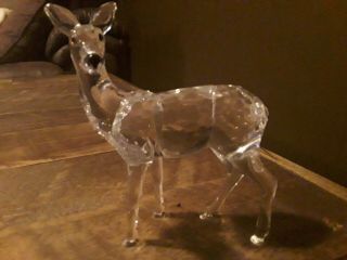 Swarovski Crystal Figurine Doe Deer Standing 7608 000 003 / 214821