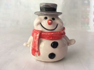 Kreiss Vintage Christmas Snowman Salt Or Pepper Shaker