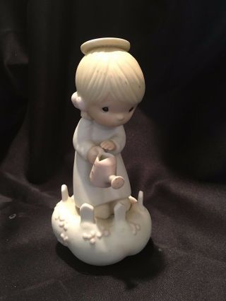 Precious Moments Girl With Watering Can " Sending You A Rainbow " Figure 1982
