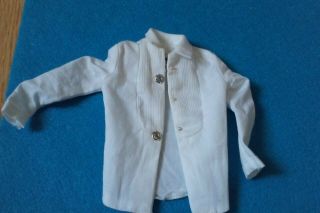 Vintage Ken Doll White Tuxedo Shirt From Outfit 787
