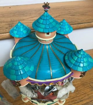 Enesco Disney Sir Mickey to The Rescue Lights Action Music Carousel 6