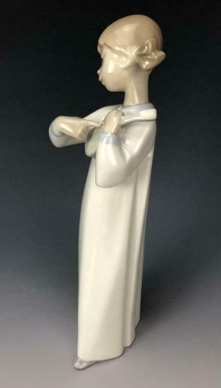 RETIRED LLADRO SPAIN GIRL w GUITAR 4871 HAND PAINTED SIGNED PORCELAIN FIGURINE 4