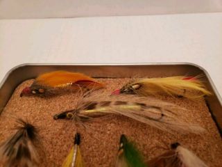 (C73) Vintage Antique Fishing Flies REAL Feathers & Furs Hand Tied LOOK 4