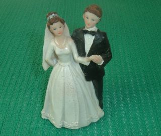 Vintage Wedding Cake Topper Bride And Groom