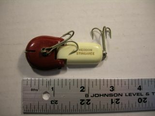 7825 1 - VINTAGE STINGAREE LURE Red and White 2