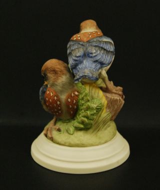 Boehm Hedgling Porcelain Figure - Western Bluebirds 494 3