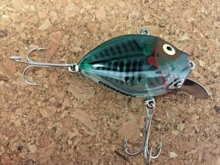 Heddon 9630 Punkinseed Fishing Lure Green Shore Ornament Ex Cond.
