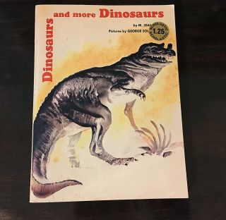 Dinosaurs And More Dinosaurs By M.  Jean Craig (pb,  1965) Vintage Scholastic
