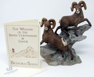 Lenox Wildlife Of 7 Continents Porcelain Figurine Bighorn Sheep