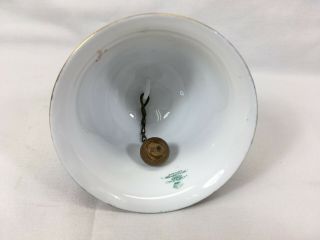 Elegant Porcelain Bell From England T.  Goode & Co. 3