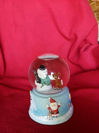 Rudolph And Friends - Rudolph The Red - Nosed Reindeer Hallmark Musical Snow Globe