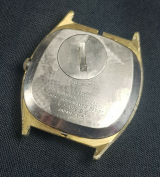Seiko King Quartz 5856 - 5020 Gold Plated JDM Watch parts repair 2