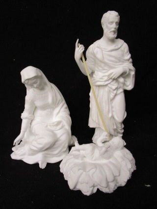 Lenox " The Navity " Porcelain Set Of Figurines - - & Htf
