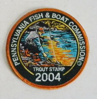 2004 Pennsylvania Fish & Boat Commission Trout Stamp Patch