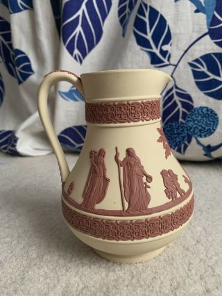 Wedgewood Collectors Society Terra Cotta Pitcher 6”