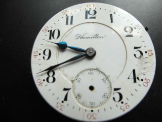 Hamilton Watch Co.  18 Size (minute And Hour Arms) Thick Spades