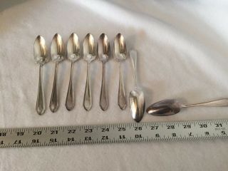 8 National Silver NS Co Silverplate Fruit Spoons Spoon 20952 2