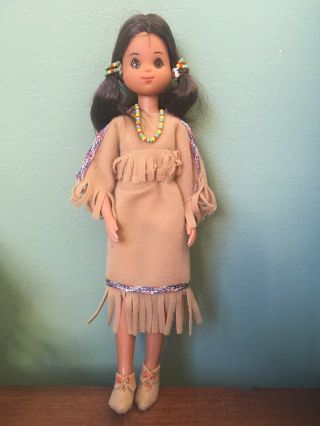 Vintage Sunshine Family Native American 1973 Mattel