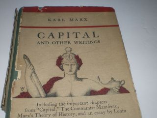 ANTIQUE 1932 BOOK/CAPITAL & OTHER WRITINGS/KARL MARX 2