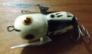 vtg Heddon Tiny Crazy Crawler fishing lure with propellers 2