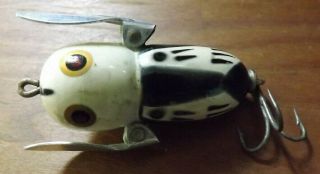 vtg Heddon Tiny Crazy Crawler fishing lure with propellers 3