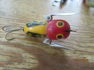 vintage heddon fishing lure tiny crazy crawler 4