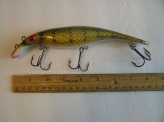 Vintage Drifter Tackle Co.  " The Believer " Musky Lure In Yellow Perch L@@k
