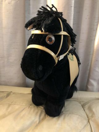 Cpk Cabbage Patch Kids Show Pony Black Horse Wj Factory 1984