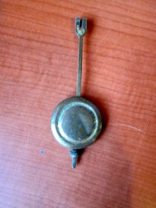 Antique / Vintage Mantle,  Shelf Clock Pendulum 4 " (423b)