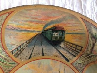 tin vienna art plate - Salt Lake Scenic Art Plate - 1911 - Charles W.  Shonk Co. 7