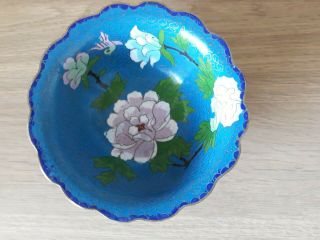 Cloisonne Bowl Floral Design