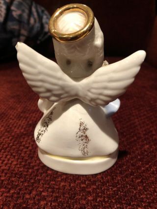 Vintage Napco Ceramic January Angel Statue Japan 4