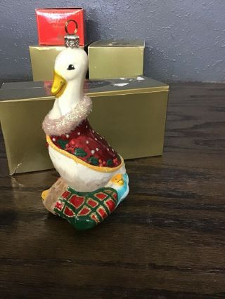 Polonaise Goose Berry Christmas Ornament